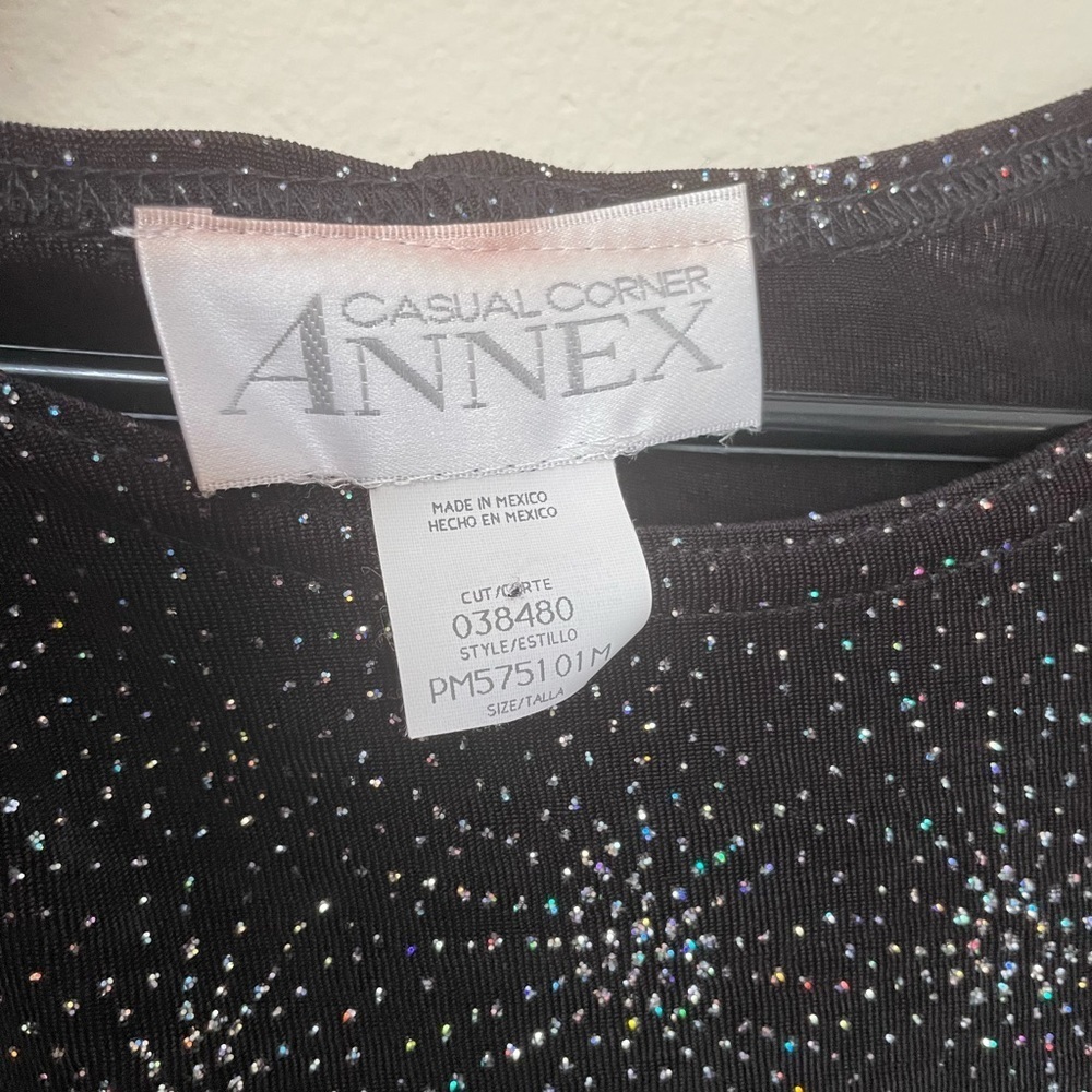 Vintage Sparkly Tshirt Dress 90s - Picture 5 of 6